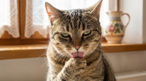 zjistěte, proč se vaše kočka neustále líže – zda jde o běžnou péči nebo příznak stresu, a jak jí můžete pomoci.