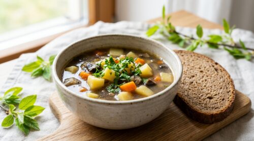 Moje rychlá bramborová polévka spásí hladové večery